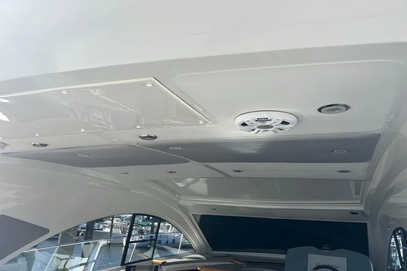 Slide: The Image of Interior ceiling of 2012 Beneteau Gran Turismo 44 yacht with speaker and lighting. - 56