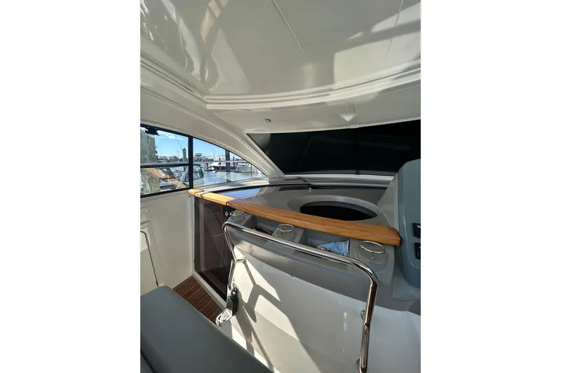 Slide: The Image of Interior view of 2012 Beneteau Gran Turismo 44 yacht, featuring sleek design and modern amenities. - 59