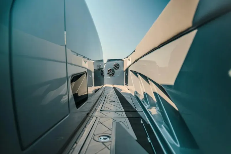 Slide: The Image of 2026 Deep Impact 499 Sport boat interior with sleek design and modern features. - 43