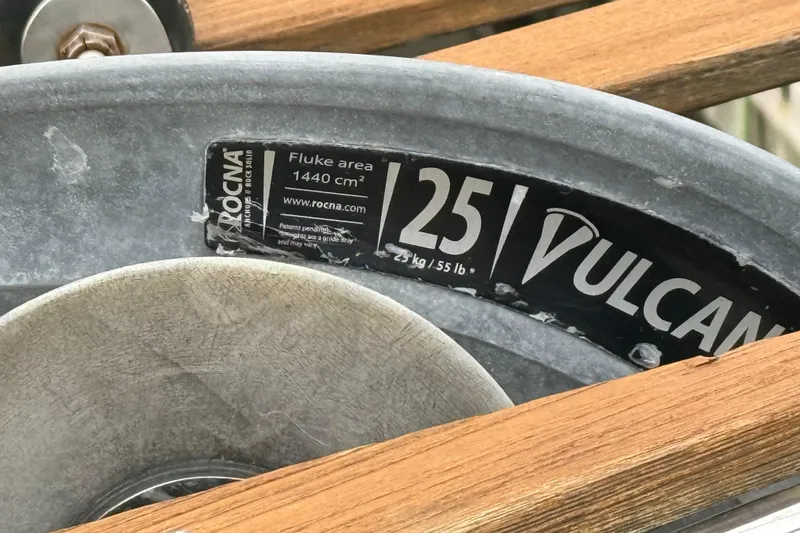 Slide: The Image of Rocna Vulcan anchor, 25 kg, on 1980 Nauticat Pilothouse boat. - 20