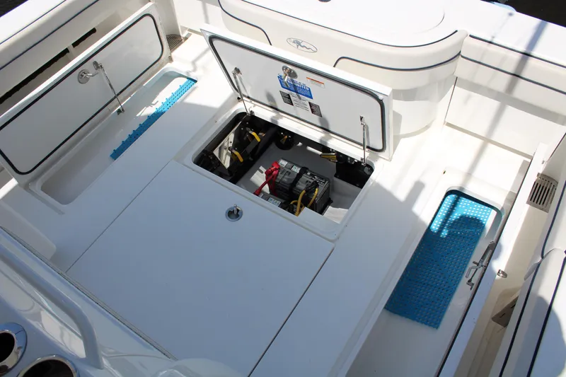 Slide: The Image of Valhalla 33 No Way Jose - Deck Access to Batteries, Port and Starboard In Deck Storage - 34