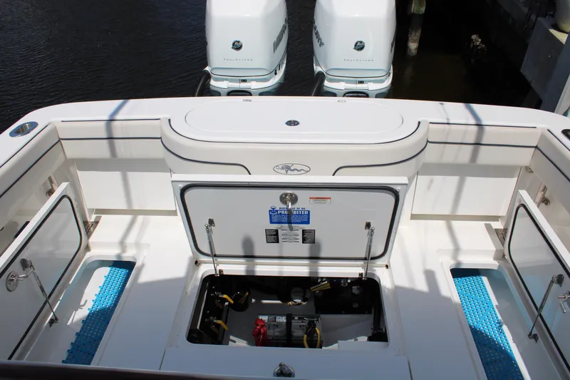 Slide: The Image of Valhalla 33 No Way Jose - Deck Access to Batteries, Port and Starboard In Deck Storage - 36