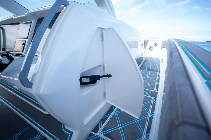 Slide: The Image of 2025 Deep Impact 499 Sport boat interior with modern design and advanced features. - 24