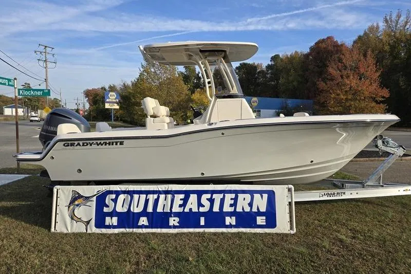The Image of 2026 Grady-White Fisherman 216 boat displayed at Southeastern Marine dealership. - 1