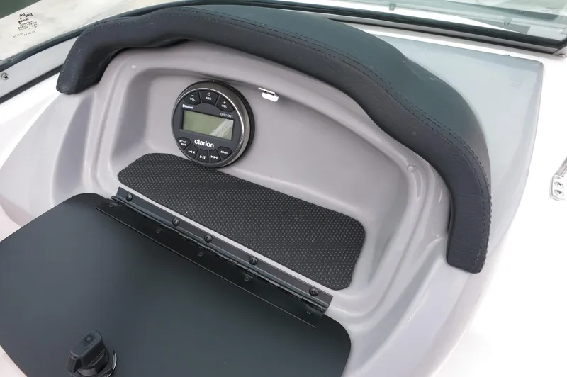 Slide: The Image of 2024 Chaparral 19 SSi dashboard with Clarion audio system - 27