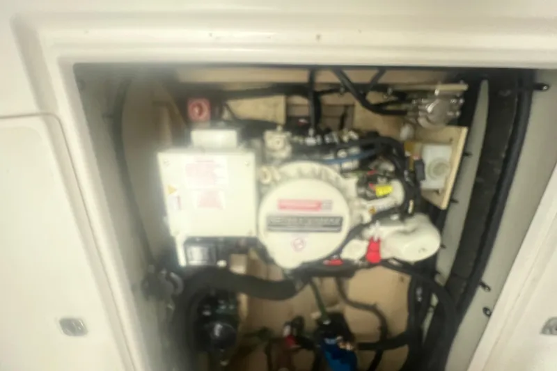 Slide: The Image of Engine compartment of 2020 Ranger Tugs R-27 Luxury Edition Tug. - 17