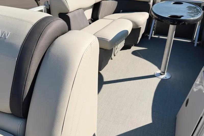 Slide: The Image of 2020 Sylvan Mirage Fish 820 Party Fish boat seating with cup holder. - 12
