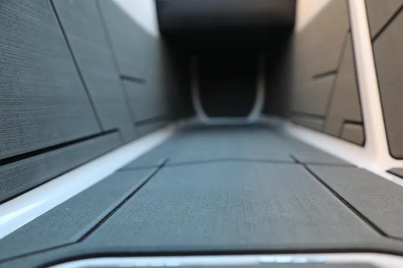 Slide: The Image of Interior view of 2026 Supreme S220 boat, featuring sleek, modern design elements. - 14