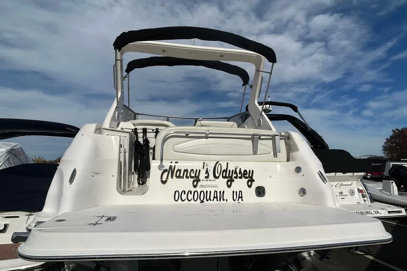 Slide: The Image of 2004 Regal Commodore 2860 boat named "Nancy's Odyssey" in Occoquan, VA. - 5