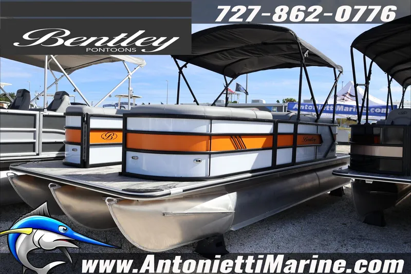 The Image of 2026 Bentley Pontoons Bolt 223 displayed at Antonietti Marine dealership. - 1