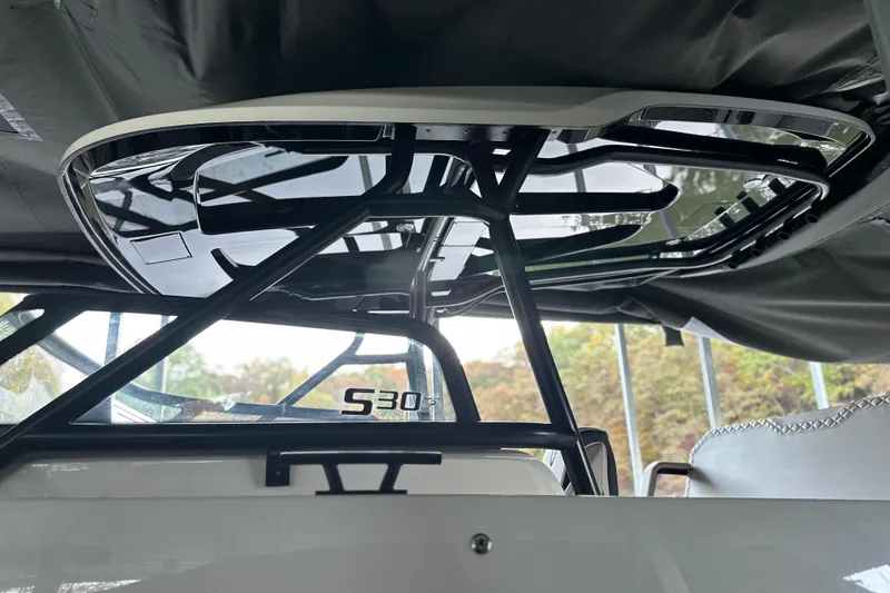 Slide: The Image of Navan S-30 2025 boat interior with sleek design and modern features. - 28