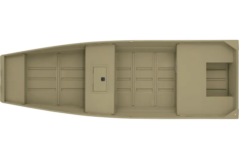 Slide: The Image of Open storage compartment in 2026 Tracker Grizzly 15 Jon boat. - 5