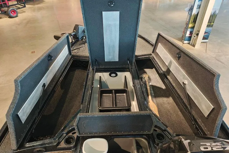 Slide: The Image of Interior storage compartments of a 2026 Nitro Z20 XL Pro boat, showcasing ample space and organization. - 10