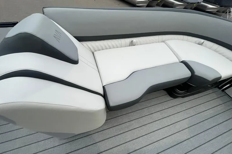 Slide: The Image of 2026 Avalon Catalina Versatile Rear Lounger with sleek, modern seating design. - 24