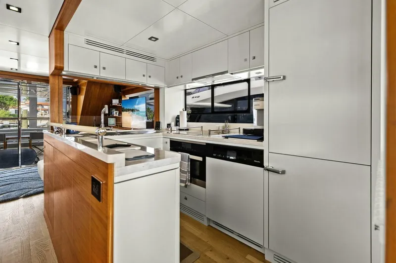 Slide: The Image of 2021 Sirena 64- DESTIN-E- Galley - 13