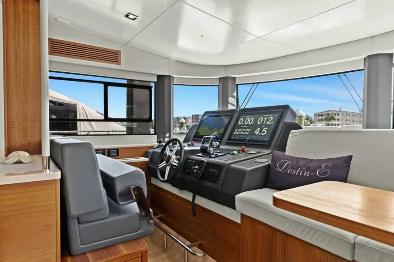 Slide: The Image of 2021 Sirena 64- DESTIN-E- Helm - 4