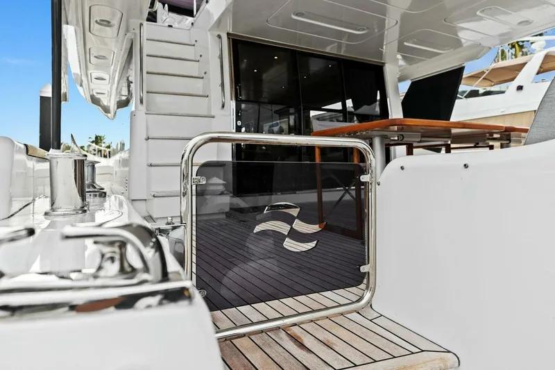 Slide: The Image of 2021 Sirena 64- DESTIN-E- Aft Deck - 57