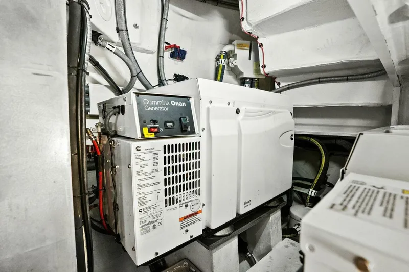 Slide: The Image of 2021 Sirena 64- DESTIN-E- Engine Room - 66