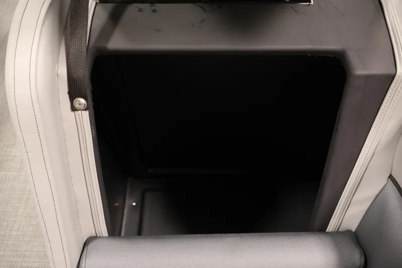 Slide: The Image of 2026 Bentley Pontoons 220 SWINGBACK interior storage compartment detail. - 12