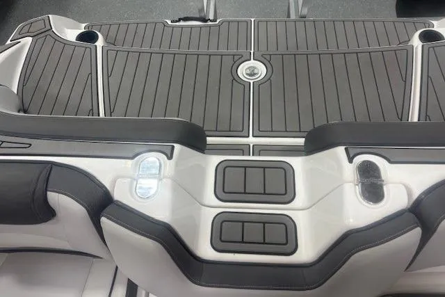 Slide: The Image of 2019 Yamaha AR190 boat interior with sleek seating and modern design. - 25