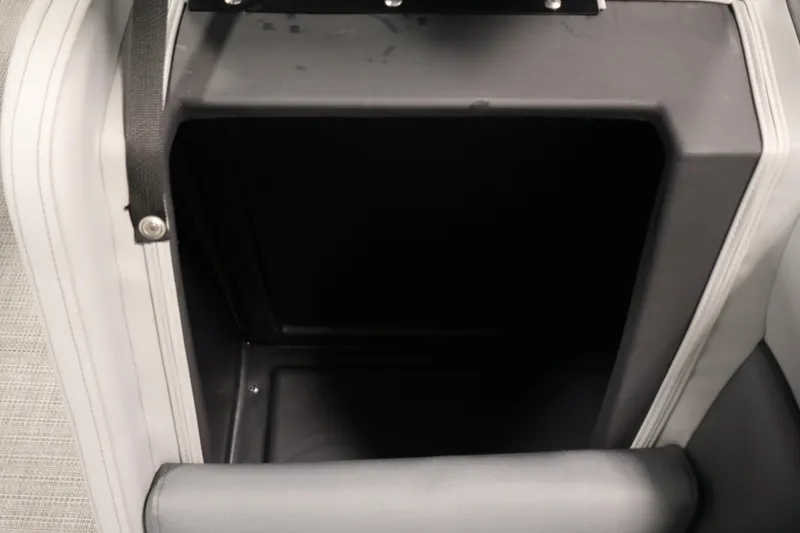 Slide: The Image of Storage compartment in 2026 Bentley Pontoons 220 Navigator boat interior. - 10