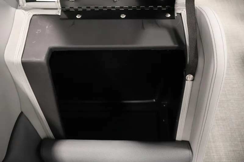 Slide: The Image of Storage compartment in 2026 Bentley Pontoons 220 Navigator boat, featuring sleek design and durable materials. - 26