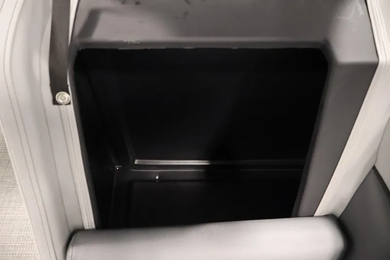 Slide: The Image of Storage compartment in 2026 Bentley Pontoons 220 Navigator boat interior. - 29