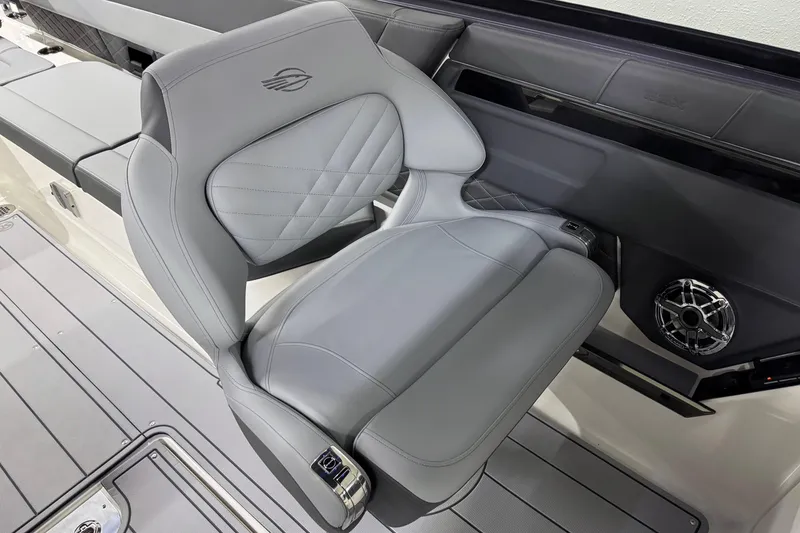 Slide: The Image of Luxurious seating on 2026 Chaparral 30 SSX boat with sleek design and premium materials. - 32