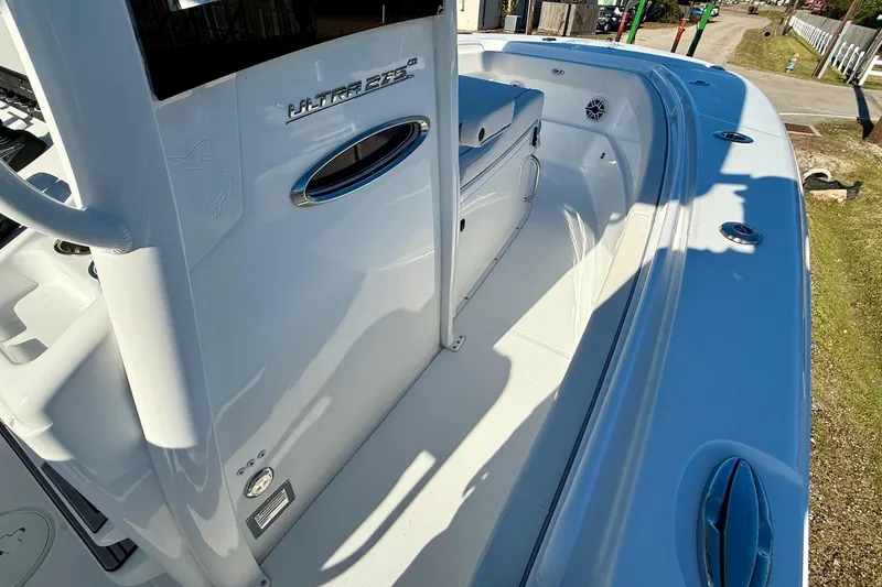 Slide: The Image of 2026 Sea Hunt Ultra 275 Coffin Box boat interior, showcasing sleek design and spacious layout. - 15
