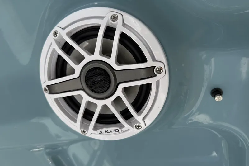 Slide: The Image of JL Audio speaker on 2026 Sea Hunt Ultra 275 Coffin Box boat. - 20