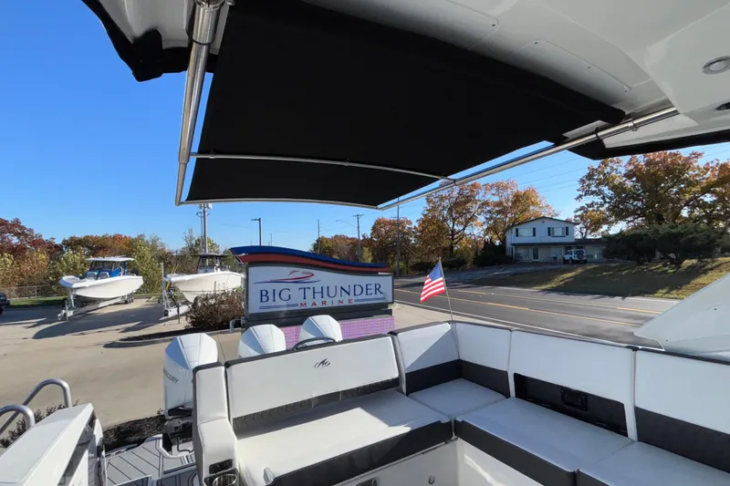 Slide: The Image of 2023 Monterey 385SS Super Sport boat at Big Thunder Marine dealership. - 64