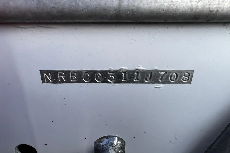 Slide: The Image of Hull identification number on 2008 North River 18 SEA HAWK boat. - 12