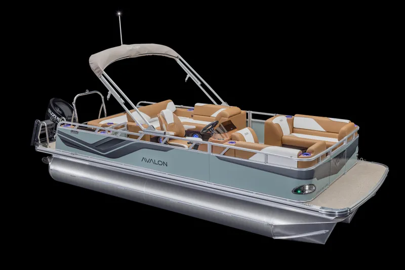 Slide: The Image of 2026 Avalon VLS Quad Lounge interior with plush seating and modern helm controls. - 3