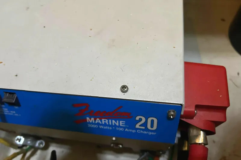 Slide: The Image of Marine Inverter / Battery charger in Pilothouse, 2000 watts, 100 amp capacity. - 91