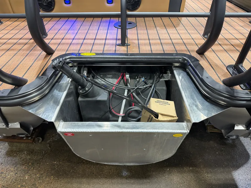 Slide: The Image of Bentley Pontoons Elite 200HP 223 Swingback Tritoon 2026 - 47