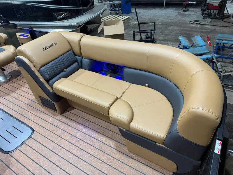 Slide: The Image of Bentley Pontoons Elite 200HP 223 Swingback Tritoon 2026 - 8