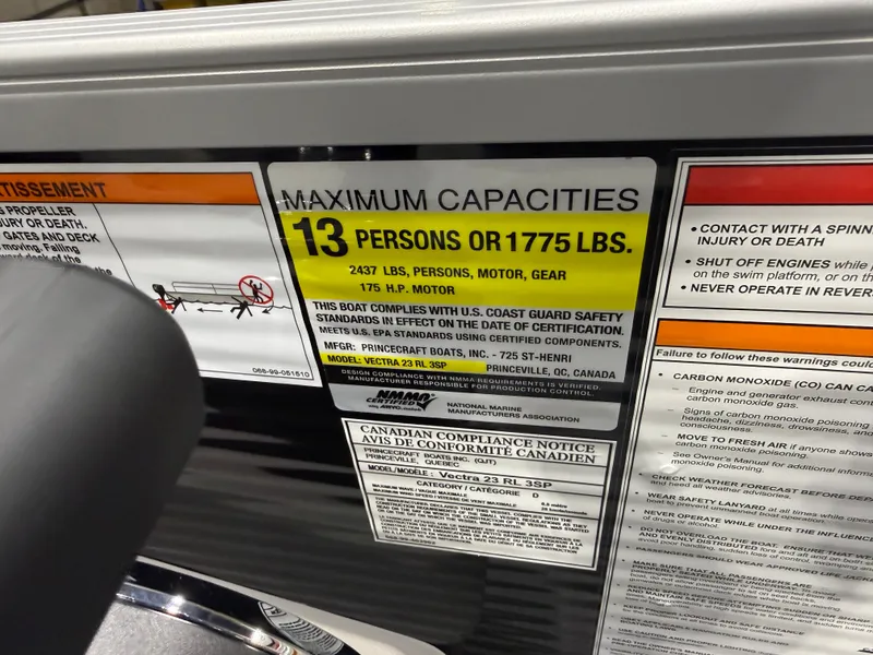 Slide: The Image of Princecraft Vectra 23 RL Swingback Tritoon & Mercury 4-Stroke EFI 2026 - 14