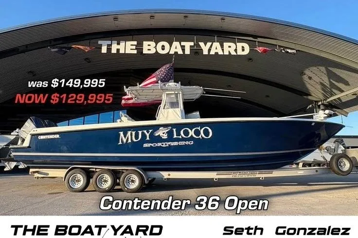 The Image of Contender 36 Open boat for sale at The Boat Yard, priced at $129,995. - 0