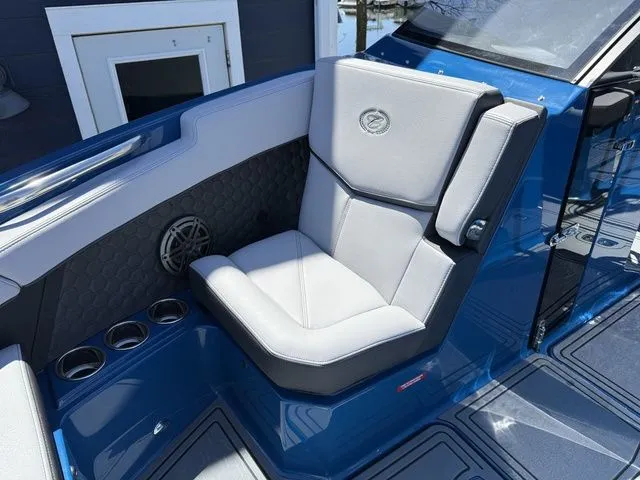 Slide: The Image of Luxurious seating in Cobalt R6 Surf boat, 2026 model. - 36