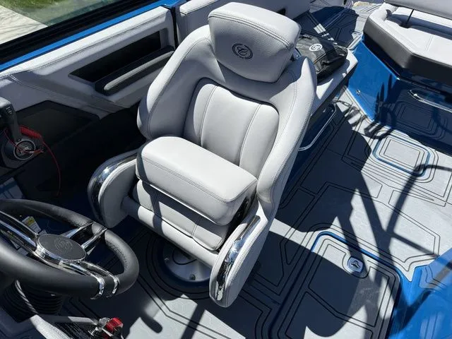 Slide: The Image of Interior of 2026 Cobalt R6 Surf with luxurious seat and steering wheel. - 19