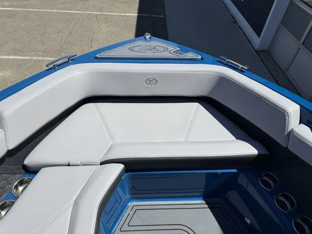 Slide: The Image of Interior of 2026 Cobalt R6 Surf with gray upholstery. - 39