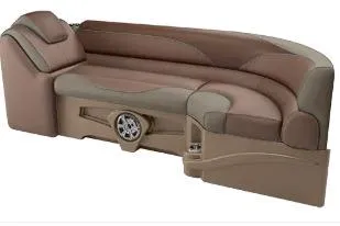 Slide: The Image of 2026 Avalon LSV VRL 2385 TripleToon with Patio Pad in a showroom setting. - 6