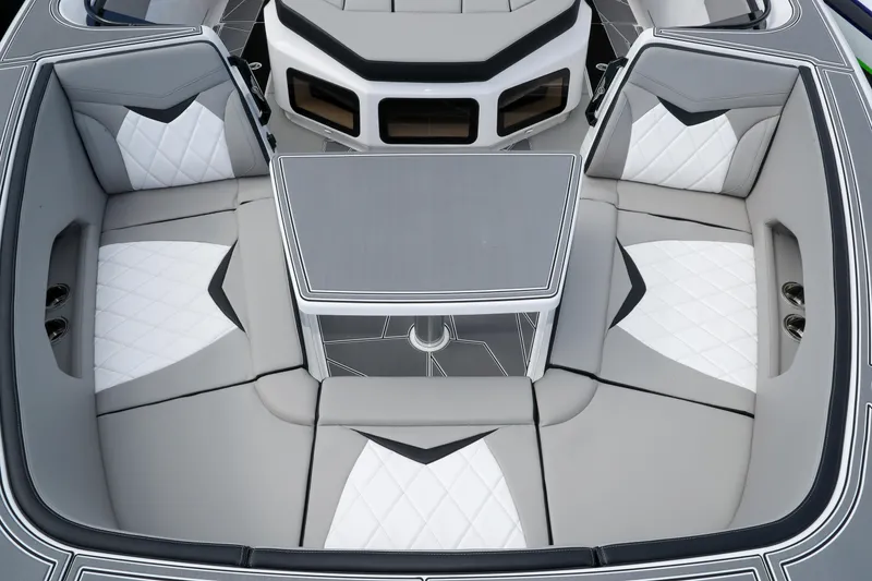 Slide: The Image of 2026 Deep Impact 449 Sport boat with five engines on open water. - 10