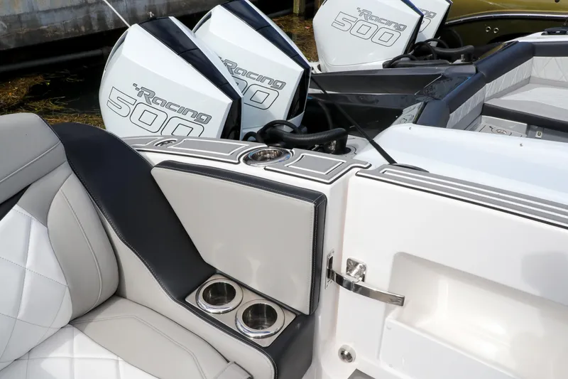 Slide: The Image of Interior of 2026 Deep Impact 449 Sport boat featuring a modern bathroom. - 23