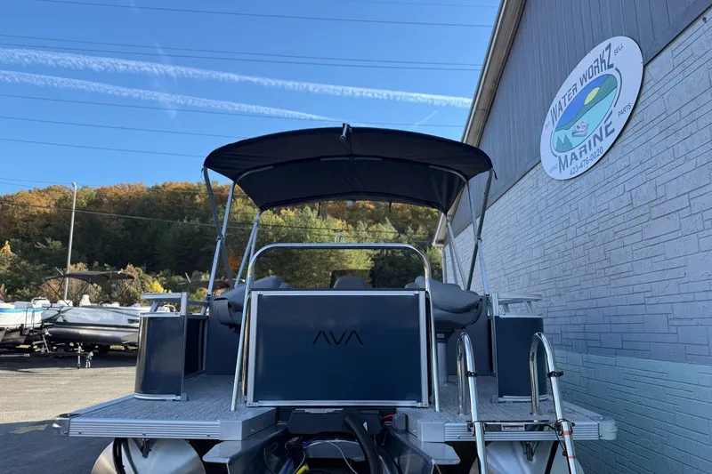 Slide: The Image of 2026 Avalon Venture 85 Center Fish 2385 pontoon boat at Water Workz Marine. - 5