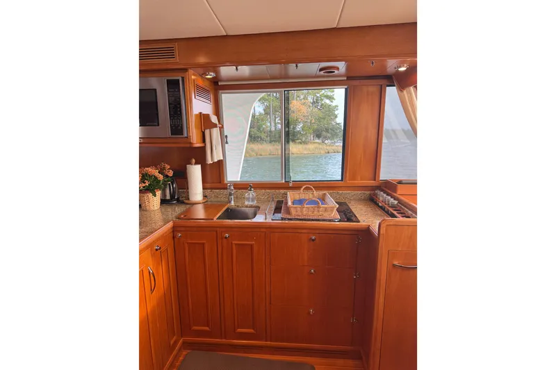 Slide: The Image of Luxurious kitchen interior of 2011 Grand Banks 47 Heritage EU yacht. - 20