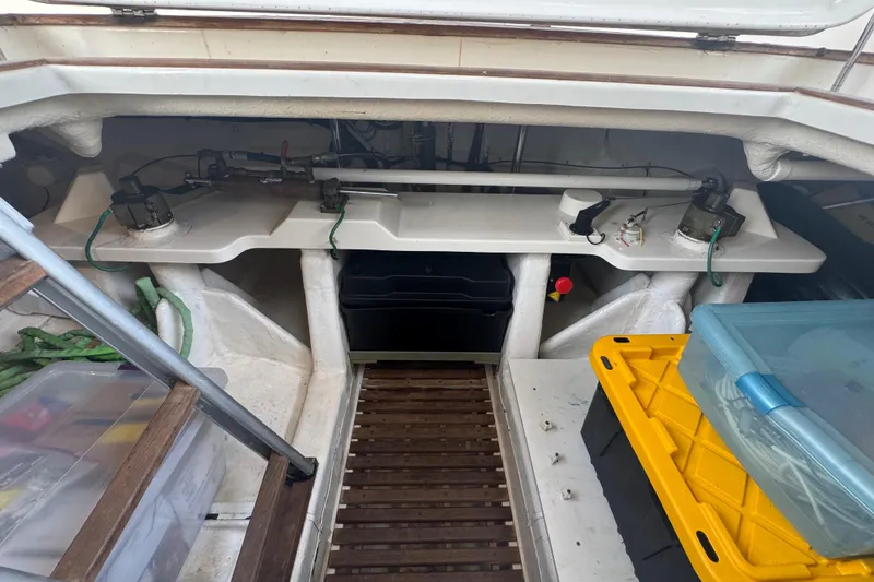 Slide: The Image of Interior view of 2011 Grand Banks 47 Heritage EU yacht with storage and equipment. - 44