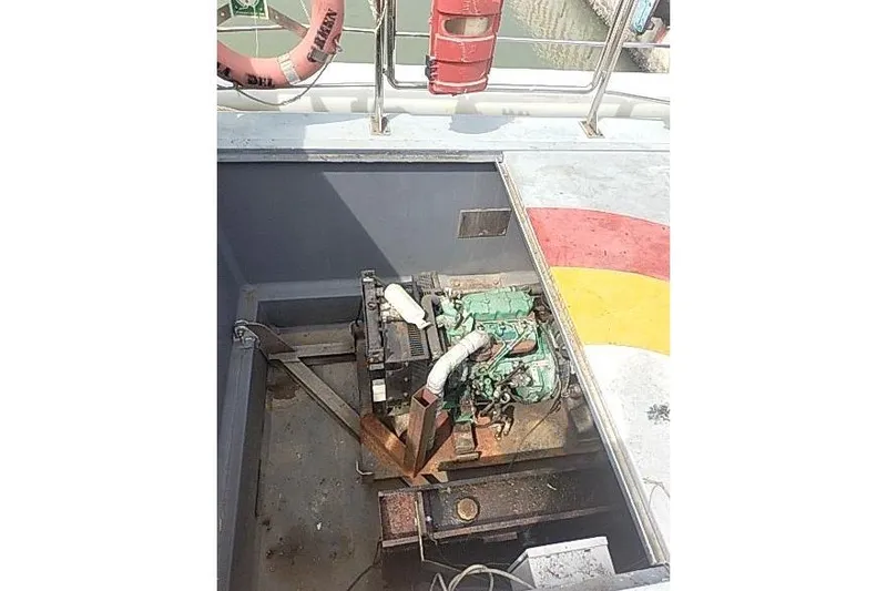 Slide: The Image of Engine compartment of 2016 Mützelfeldtwerft Offshore Fast Crew Taxi Catamaran. - 53