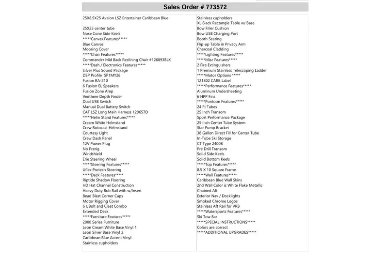 Slide: The Image of 2026 Avalon LSZ 2585 Entertainer Triple toon interior with spacious seating in a showroom. - 4