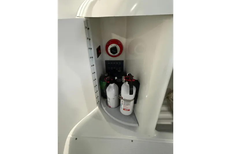 Slide: The Image of Navigation screen on a 1997 Formula 330 Sun Sport boat dashboard. - 14